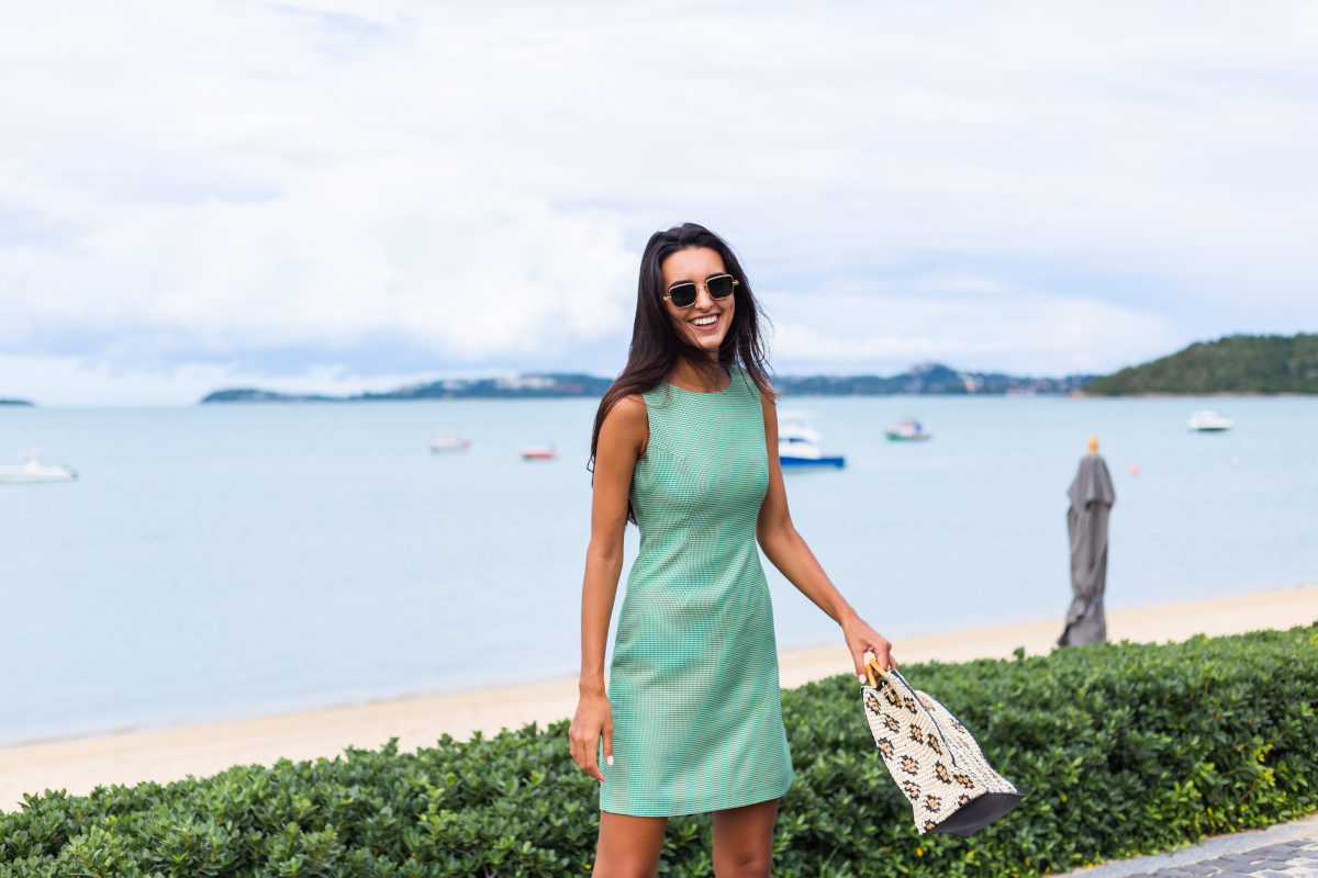 robe verte shein