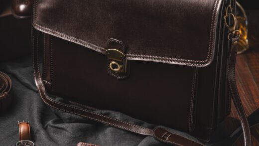 Businessman bag with notebook