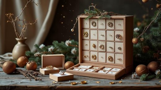 découvrez notre calendrier de l'avent unique en son genre, spécialement conçu pour tous les styles ! chaque jour, ouvrez une surprise scintillante qui complétera votre look. trouvez le calendrier parfait qui saura refléter votre personnalité et ajoutez une touche de magie à votre décembre!