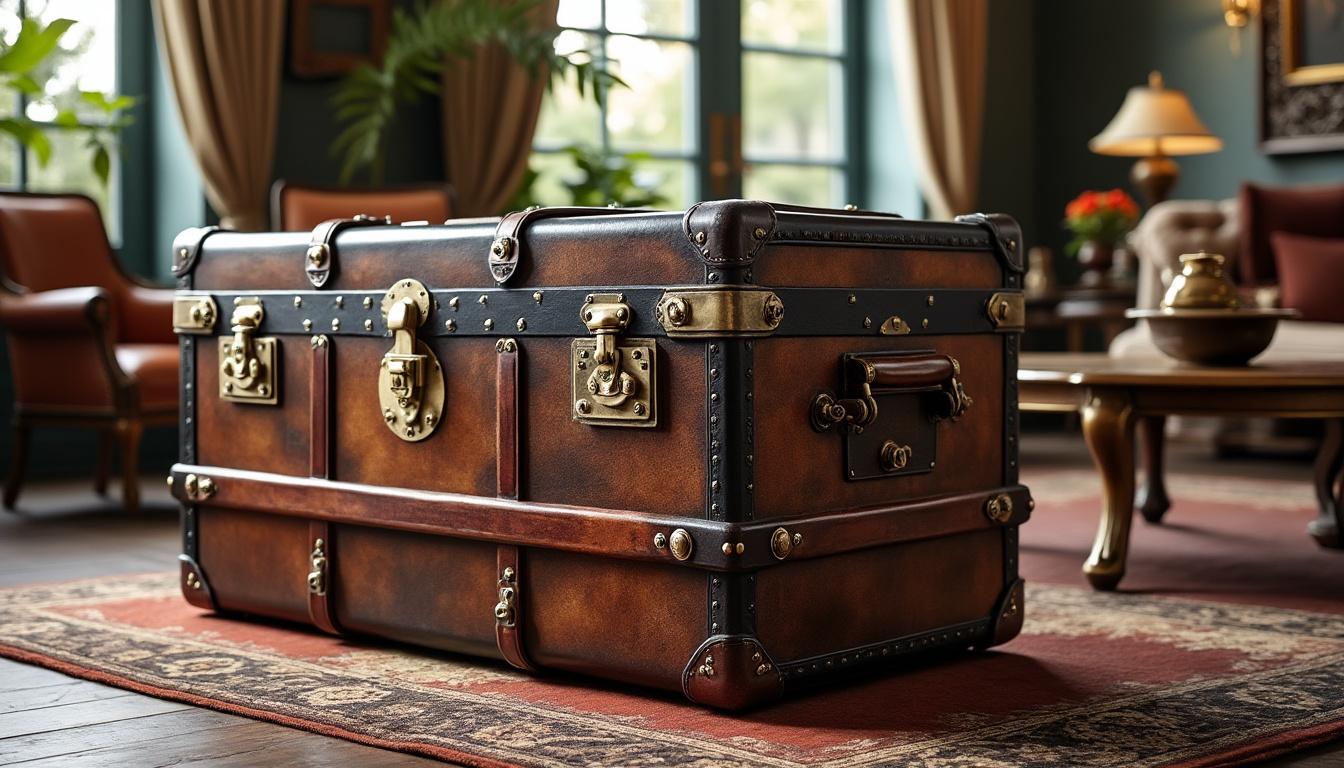 découvrez l’élégance intemporelle du mini trunk de mark cross, un accessoire raffiné qui sublime chacun de vos événements avec style et sophistication.