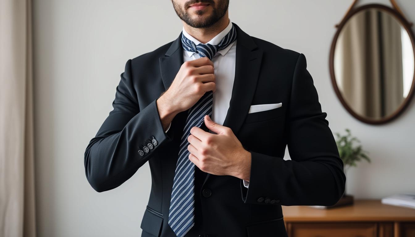 apprenez à réaliser les différents nœuds de cravate adaptés à chaque occasion pour un style impeccable et élégant.