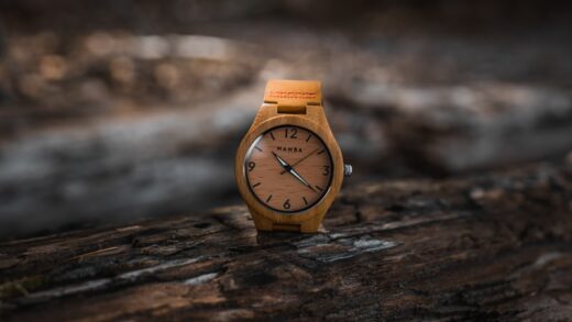 montre en bois