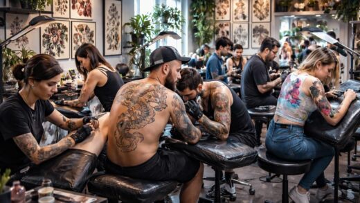 découvrez les tendances actuelles chez les tatoueurs proches de chez vous, avec un focus sur les styles et motifs les plus populaires du moment.