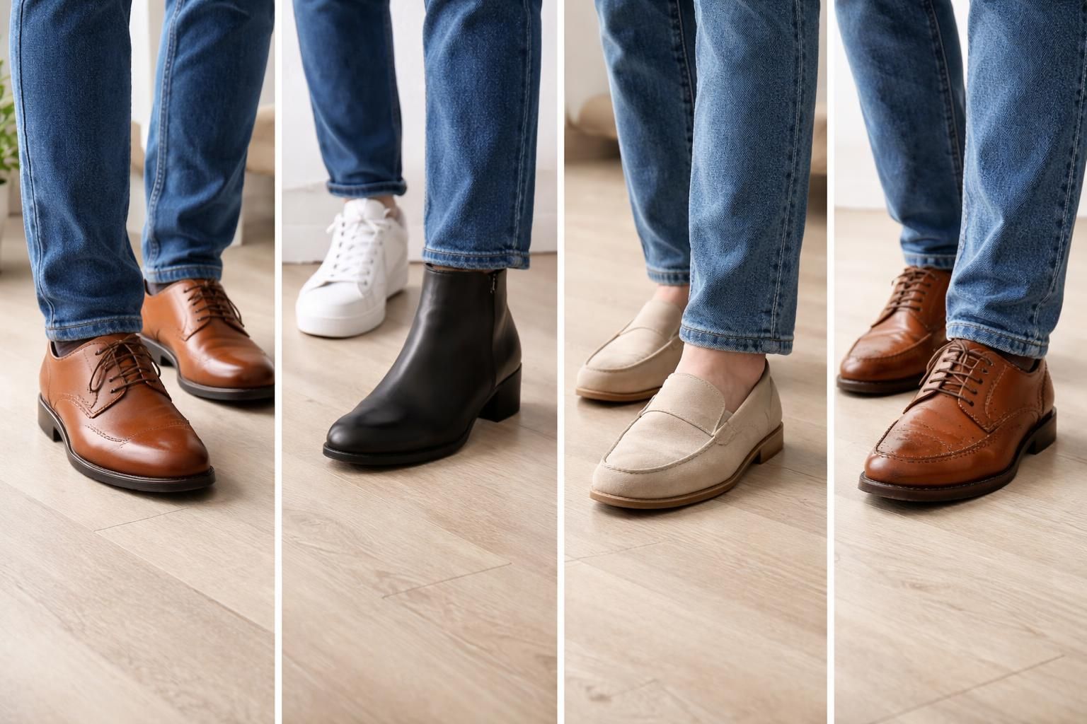 découvrez quelles couleurs de chaussures s'accordent parfaitement avec un jean bleu classique pour un style élégant et tendance au quotidien.