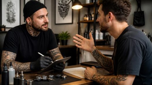découvrez pourquoi l'écoute attentive de votre tatoueur à la flèche est essentielle pour un tatouage réussi, en assurant un résultat personnalisé et à la hauteur de vos attentes.